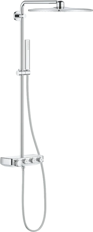 Душевая стойка Grohe Euphoria SmartControl 310 Duo Cube 26508000, с термостатом Sancos — официальный сайт