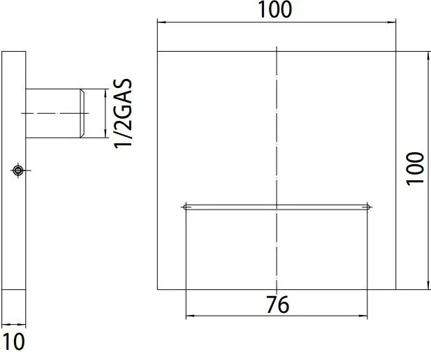 Излив Bossini Ole Square E86908.030 для ванны Sancos — официальный сайт