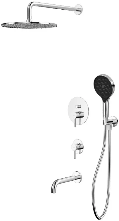 Душевой комплект WHITECROSS Y YSET07TOPCR, С ВНУТРЕННЕЙ ЧАСТЬЮ, хром Sancos — официальный сайт
