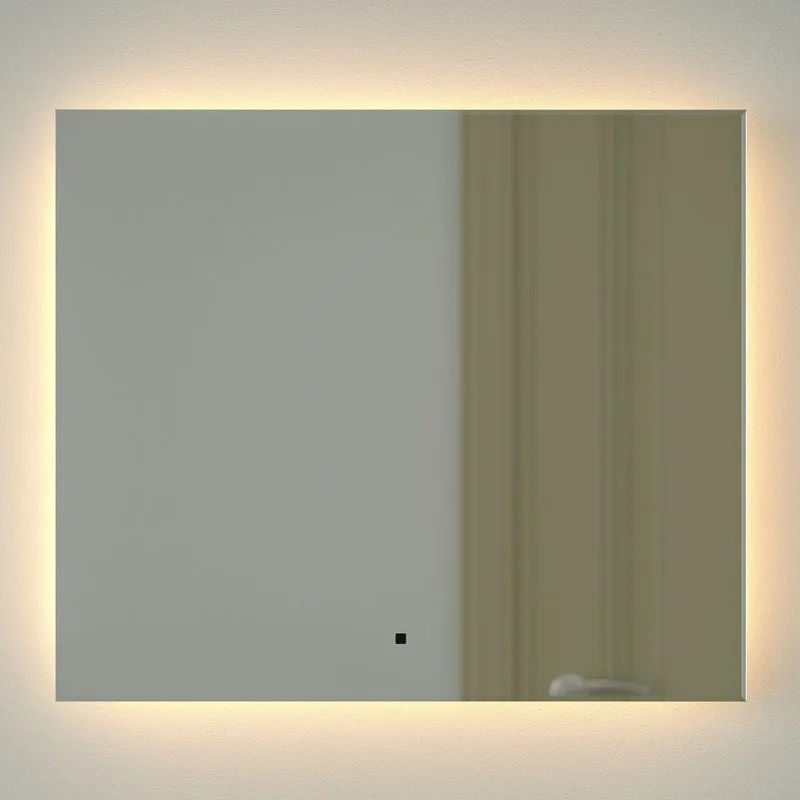 Зеркало Defesto Glow DF 2516RH 70х60 с LED-подсветкой, 3000 K, инфракрасный выключатель
