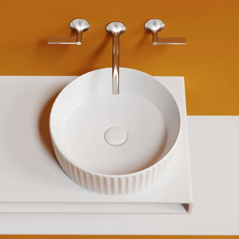 Накладная раковина Ceramicanova Element CN6057 белая глянцевая Sancos — официальный сайт