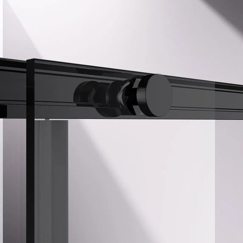 Душевой уголок Vincea Slim-N VSR-4SN8014CLB 140х80 см, профиль черный Sancos — официальный сайт