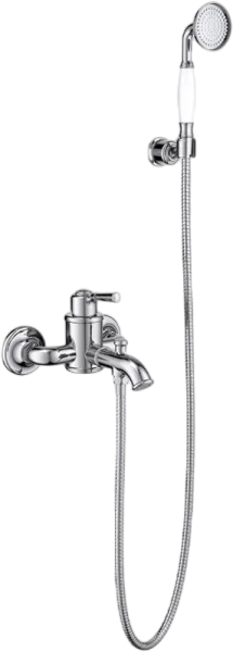 Смеситель для ванны с душем AQUATEK Классик AQ1549CR, хром Sancos — Оригинал
