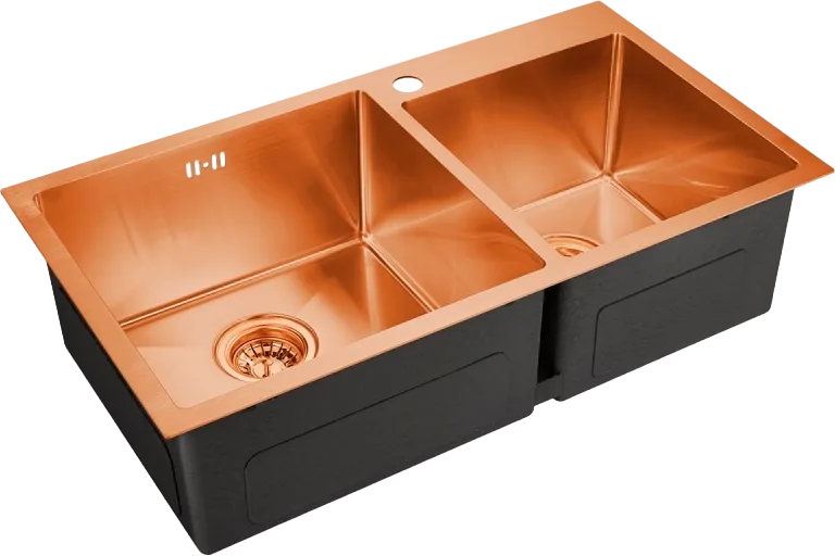 Мойка кухонная Emar PVD EMB-210 PVD Nano Coppery Sancos — официальный сайт