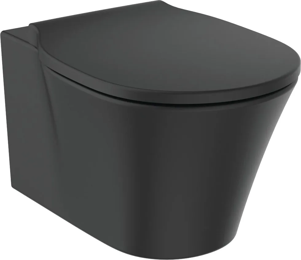 Чаша для унитаза подвесного Ideal Standard Connect Air E0054V3 черный матовый Sancos — официальный сайт