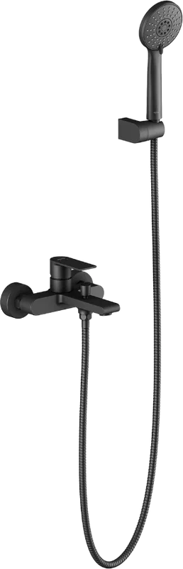 Смеситель для ванны с душем AQUATEK Лира AQ1449MB, матовый черный Sancos — официальный сайт
