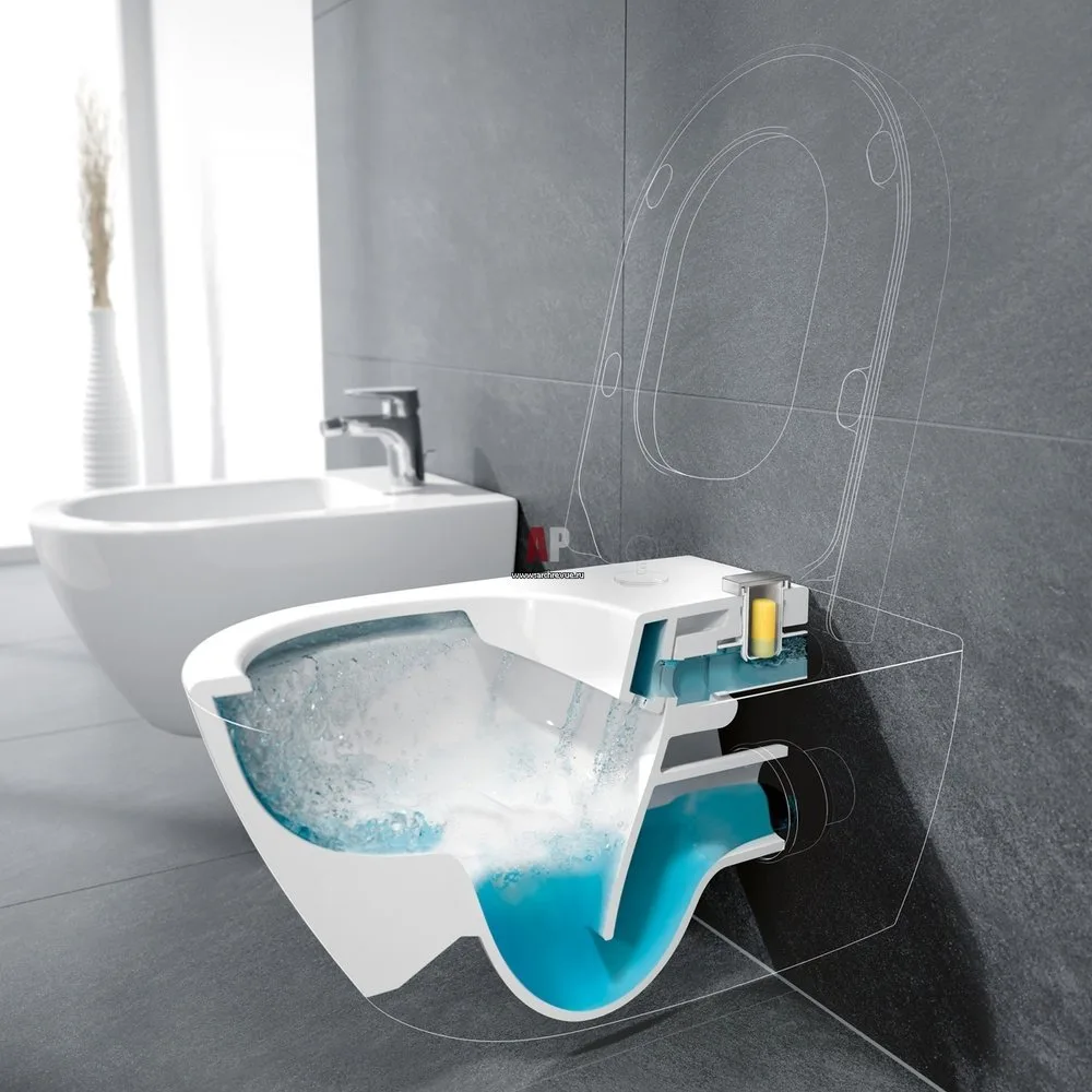 Чаша для унитаза подвесного Villeroy & Boch Subway 2.0 5614A1R1 Sancos — официальный сайт
