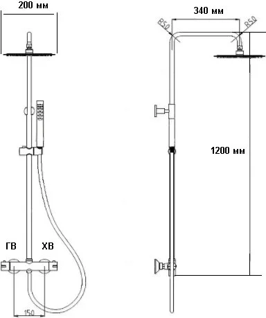 Душевая стойка RGW Shower Panels SP-21 Sancos — официальный сайт