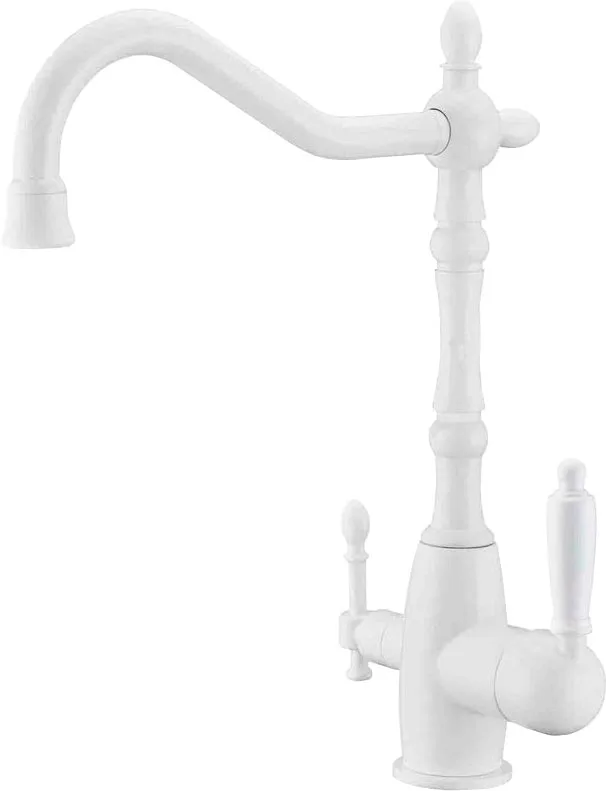 Смеситель для кухни Zorg Sanitary ZR 312 YF-33-white Sancos — официальный сайт
