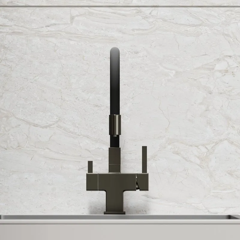 Смеситель для кухни Sancos Arno SC4005GG с гибким изливом, вороненая сталь Sancos — официальный сайт