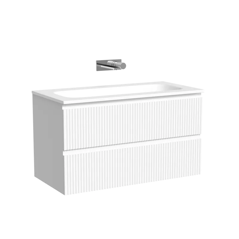 Тумба с раковиной Sancos Snob R 90 подвесная, bianco, раковина СN7019wx Sancos — официальный сайт
