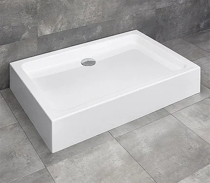 Поддон для душа Radaway Laros D 100x80 с сифоном Sancos — официальный сайт