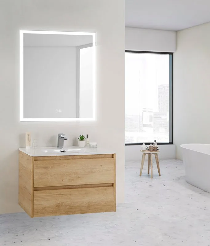 Зеркало BelBagno SPC-GRT-700-800-LED-TCH-WARM с подсветкой и подогревом Sancos — официальный сайт