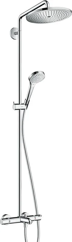 Душевая стойка Hansgrohe Croma Select 280 Air 1jet Showerpipe, с термостатом Sancos — официальный сайт