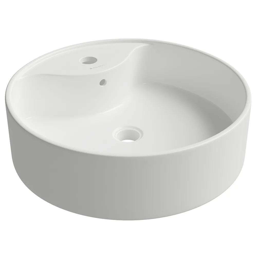 Накладная раковина Aqueduto Espiral ESP0610 46 см белый глянцевый Sancos — официальный сайт