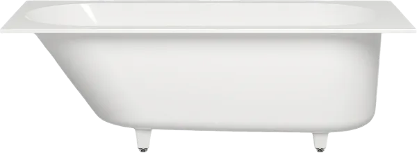 Ванна из искусственного камня Salini Ornella S-Sense 180x80 см, встраиваемая, матовая белая, на ножк Sancos — Оригинал