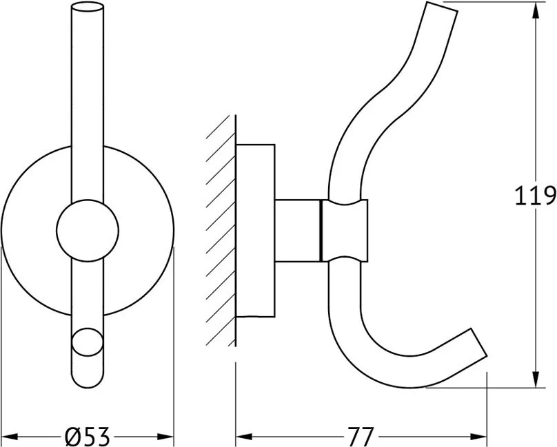 Крючок Artwelle Harmonie HAR 004 Sancos — официальный сайт