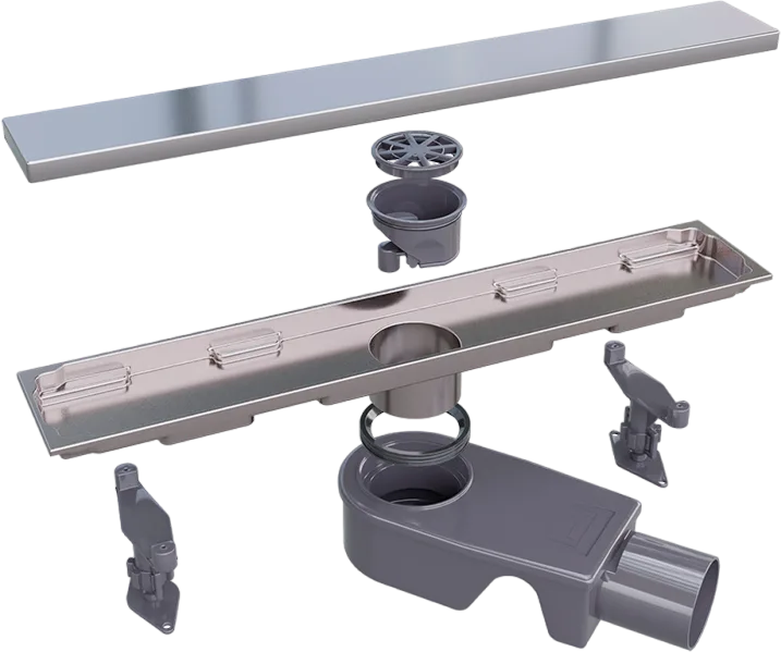 Душевой трап (лоток) RGW Shower Drain SDR-22 60 см, хром Sancos — официальный сайт