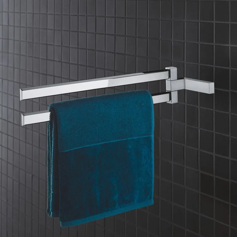 Полотенцедержатель Grohe Selection Cube 40768000 хром Sancos — официальный сайт