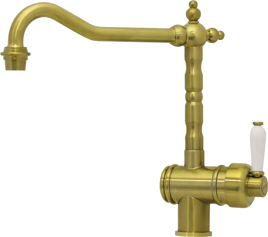 Смеситель для кухни Seaman Barcelone SSL-5077 antique gold Sancos — официальный сайт