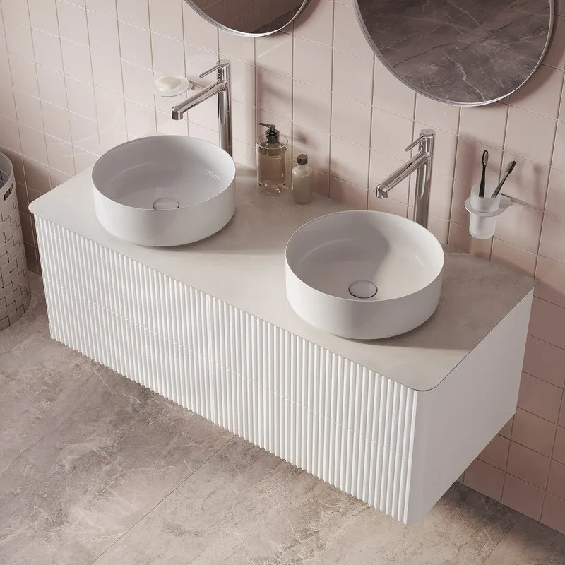 Столешница в ванную под раковину IDDIS Optima Home 120 cветло-серый бетон Sancos — официальный сайт