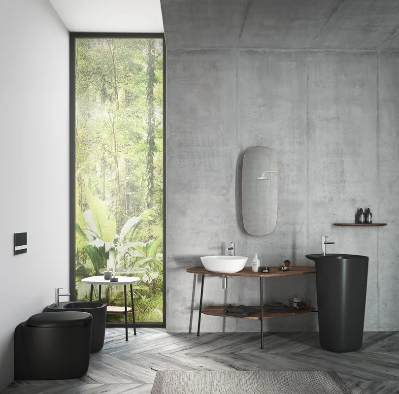 Крышка-сиденье VitrA Plural 126-483-009 с микролифтом, матовая черная Sancos — официальный сайт