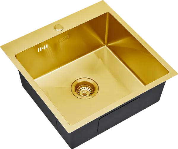Мойка кухонная S.K.Sanitary SKS 5151 BRONZE с сифоном Sancos — Оригинал