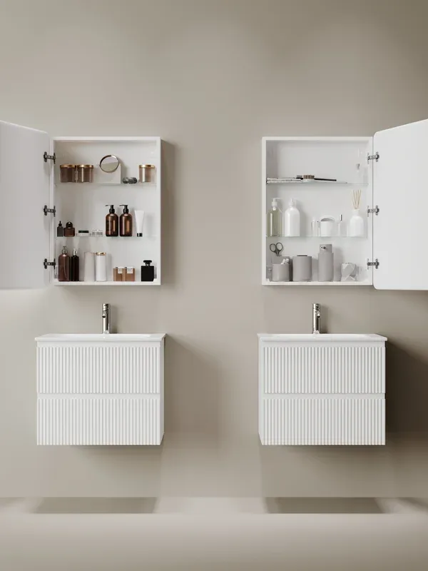 Зеркало-шкаф Sancos Diva 60 с подсветкой, белый Sancos — официальный сайт
