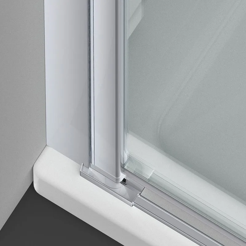 Душевая дверь в нишу Vincea Alpha VDP-3AL950MT 95 см, стекло текстурное, хром Sancos — официальный сайт