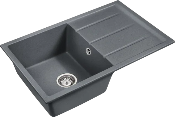 Мойка кухонная Emar Quartz EMQ-1800.Q, антрацит Sancos — Оригинал