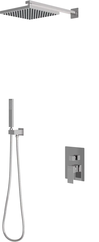Душевой комплект Berges Figure 2S 071031, С ВНУТРЕННЕЙ ЧАСТЬЮ, хром Sancos — официальный сайт