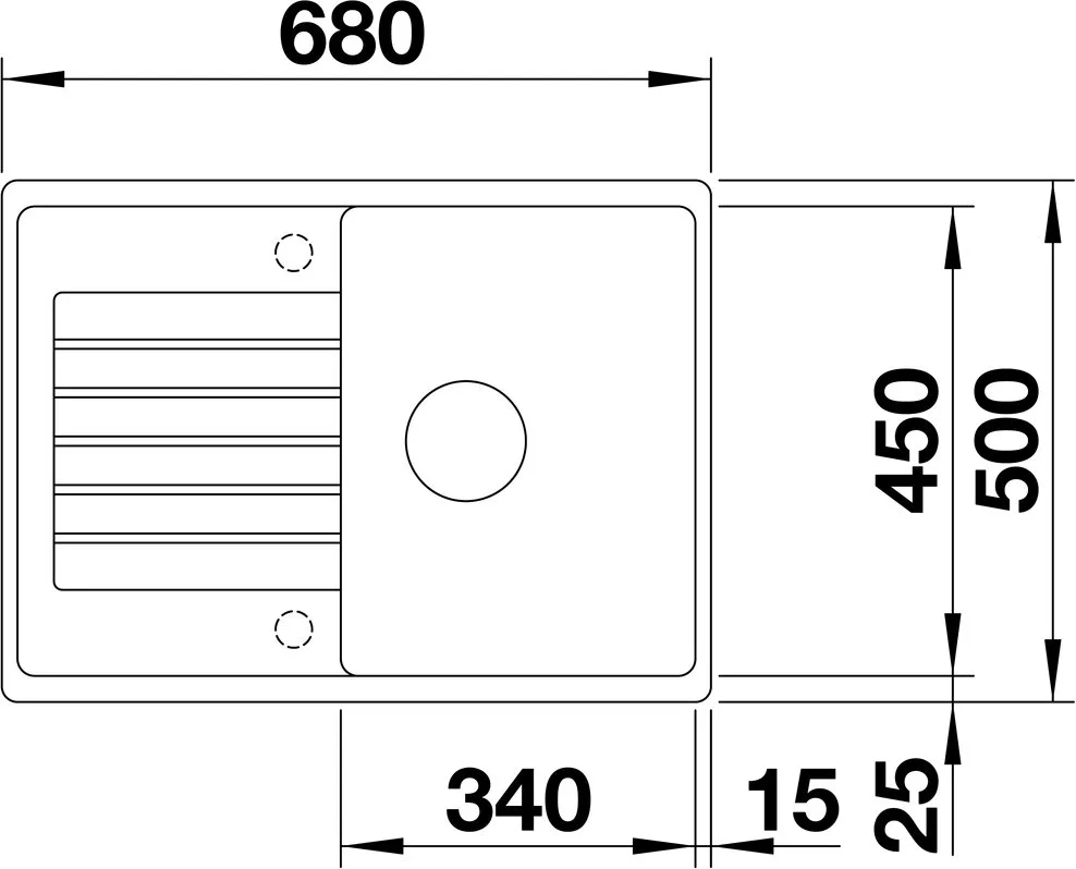 Мойка кухонная Blanco Zia 45 S Compact 524725 белая Sancos — официальный сайт