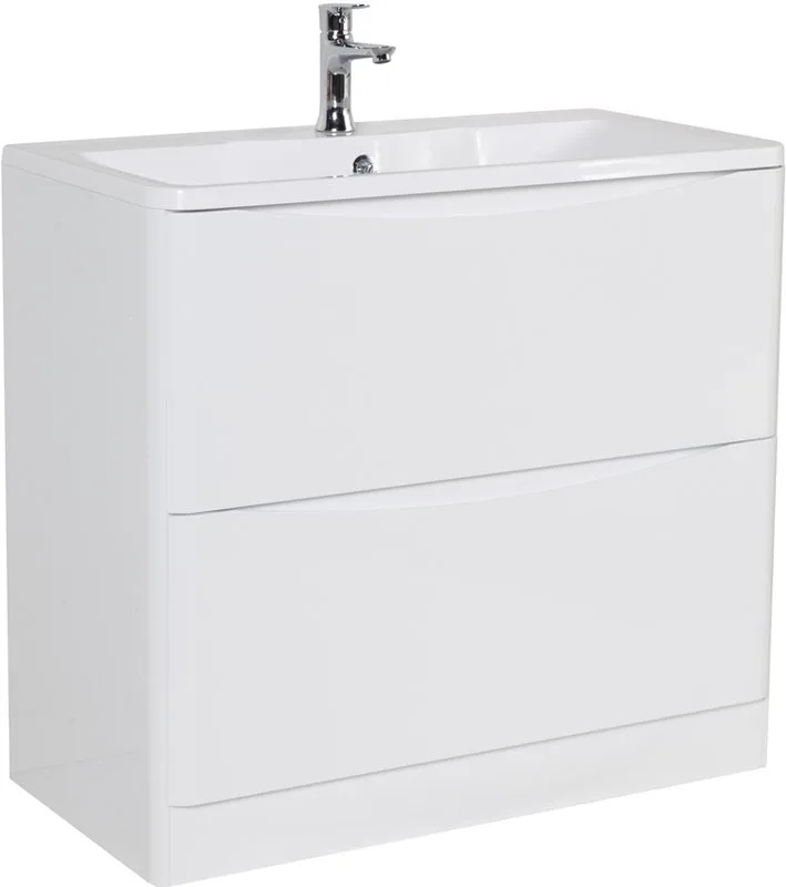 Тумба под раковину без столешницы BelBagno Acqua 100 напольная, bianco lucido Sancos — официальный сайт