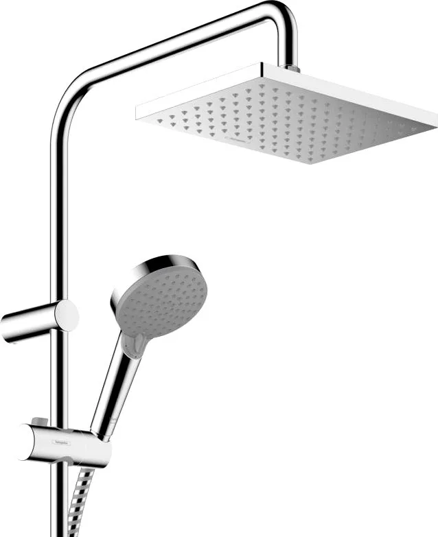 Душевая стойка Hansgrohe Vernis Shape 26282000 Showerpipe 230 1jet Reno хром Sancos — официальный сайт