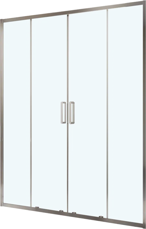 Душевая дверь в нишу BelBagno Luce BF-2-140-C-Cr профиль хром, стекло прозрачное Sancos — официальный сайт