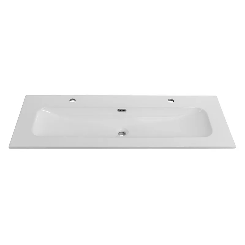 Мебельная раковина Cezares Eco CZR-8073-120-1-2 120 белая глянцевая Sancos — официальный сайт
