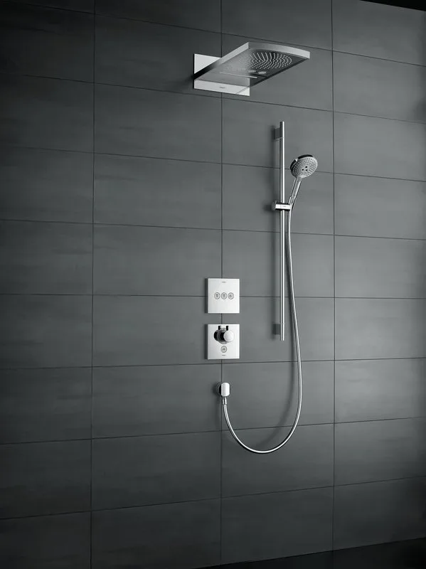 Переключатель потоков Hansgrohe ShowerSelect Trio/Quattro 15764000 на три потребителя Sancos — официальный сайт