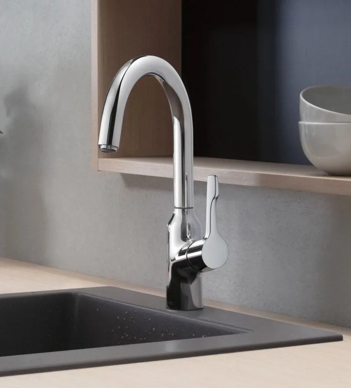 Смеситель для кухни Hansgrohe Focus M43 71812000 хром Sancos — официальный сайт