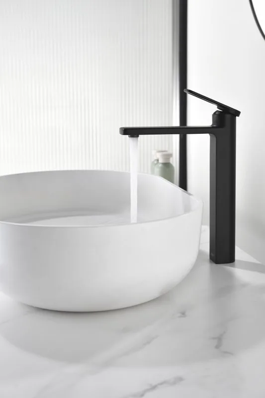 Смеситель для раковины Black&White Gravity 7203MB matt black Sancos — официальный сайт