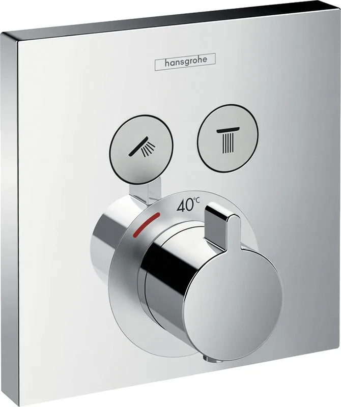 Термостатический смеситель встраиваемый Hansgrohe ShowerSelect 15763000, для душа, хром Sancos — официальный сайт