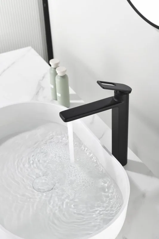 Смеситель для раковины Black&White Gravity 7203MB matt black Sancos — официальный сайт