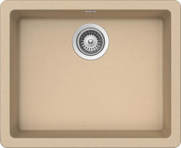 Мойка кухонная Schock Quadro 700524U 60 (N-100) Cristalite лунный камень Sancos — официальный сайт