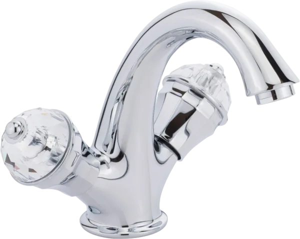 Смеситель для раковины Migliore Prestige Crystal 28006 хром Sancos — Оригинал
