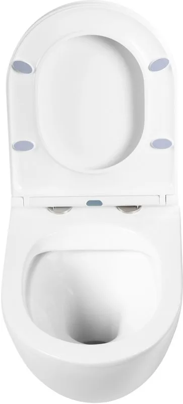 Унитаз подвесной BelBagno Sfera-r BB046CHR BB870SC с микролифтом, безободковый, глянцевый белый Sancos — официальный сайт