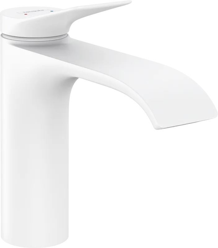 Смеситель для раковины Hansgrohe Vivenis 110 75020700 матовый белый Sancos — официальный сайт