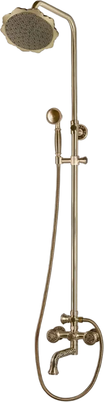 Душевая стойка Bronze de Luxe Royal 10121PF, бронза Sancos — официальный сайт