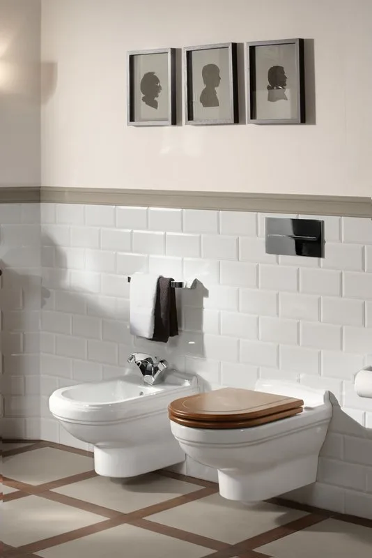 Унитаз подвесной Villeroy & Boch Hommage 6661 B0 R1 Sancos — официальный сайт