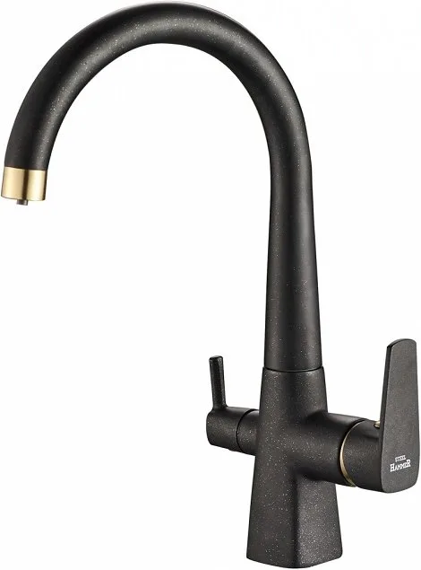 Смеситель для кухни Steel Hammer SH 819 BLACK BR Sancos — официальный сайт