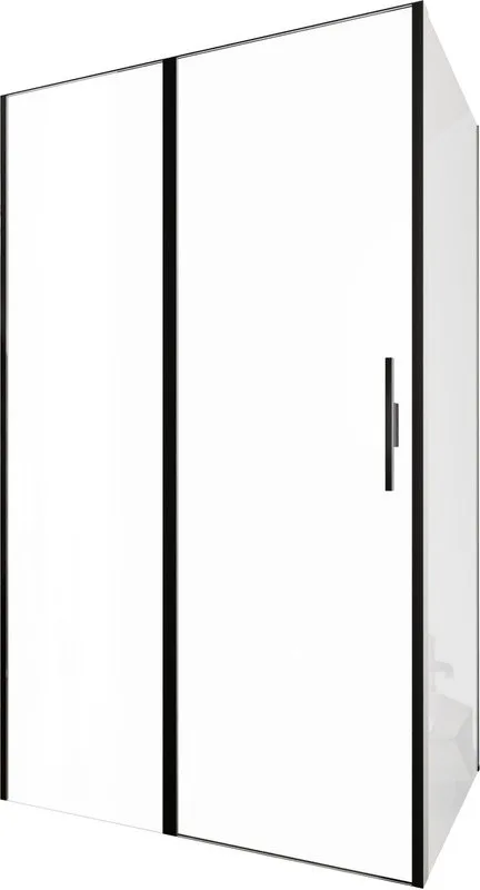 Душевой уголок Allen Brau Priority 120x80, профиль черный браш, стекло прозрачное Sancos — официальный сайт
