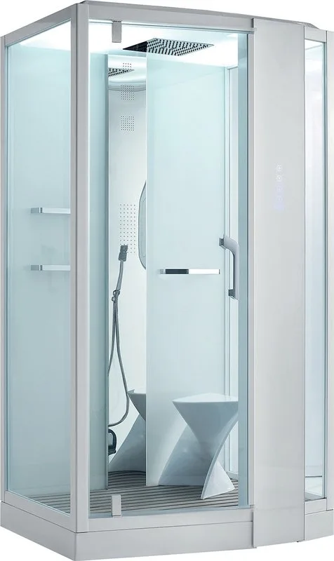 Душевая кабина Orans SR-89105RS, белая, с хамамом и сиденьем Sancos — официальный сайт